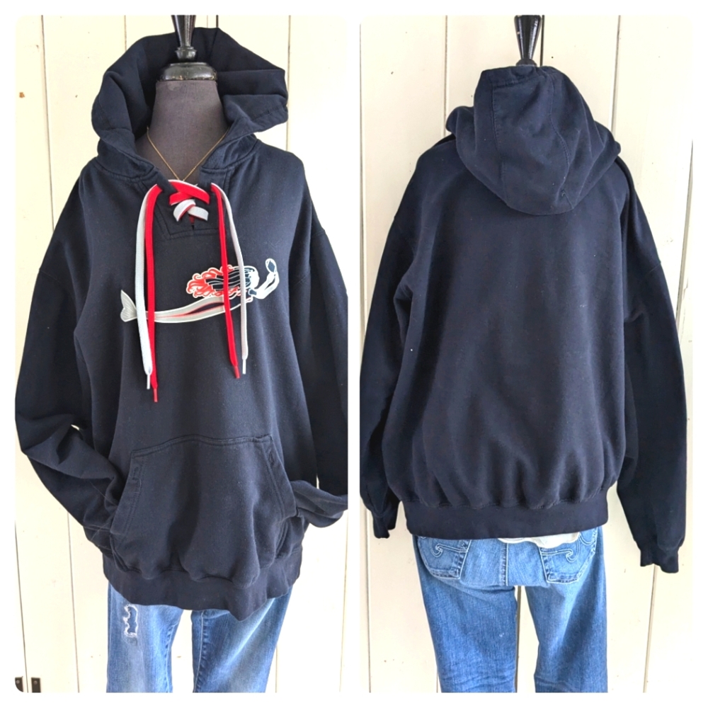 🏈Official Mermaid Gear NE Patriots Hooded Sweatshirt XL